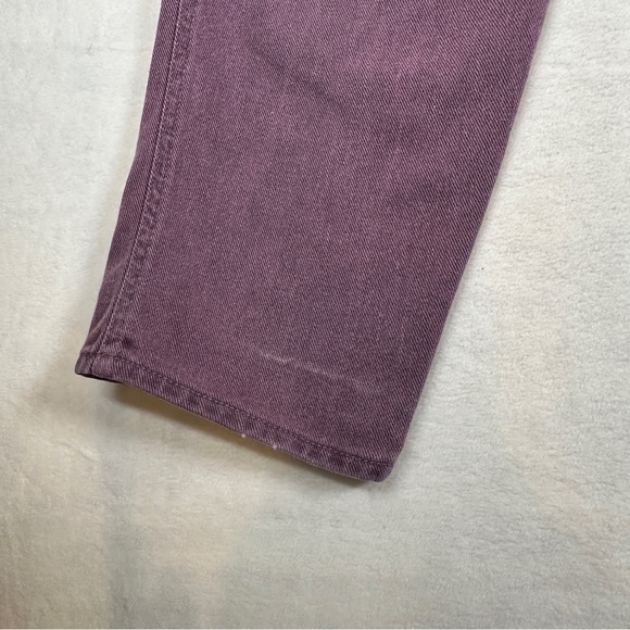 Wrangler Silverlake 90s western Pink purple Denim jean high rise‎ bareback mom - Picture 9 of 13